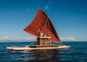 traditional sailing in Fiji
