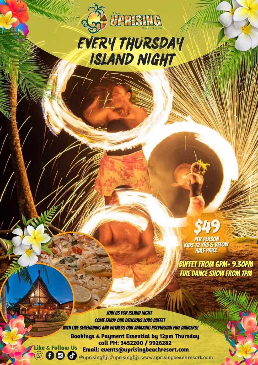 Island Nights every Thursday